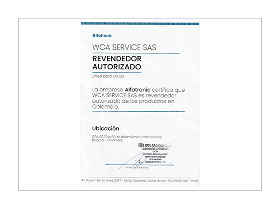 Certificado-Alfatronic-WAC-Service